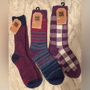 Brand new Muk Luks fuzzy socks